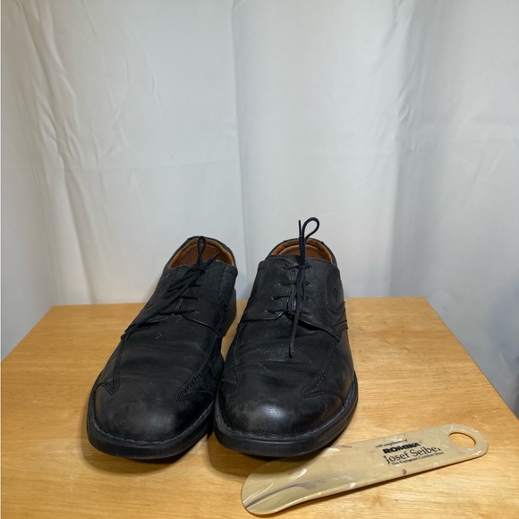 Josef Seibel Men's Dark Leather Shoes - Picture 5 of 8